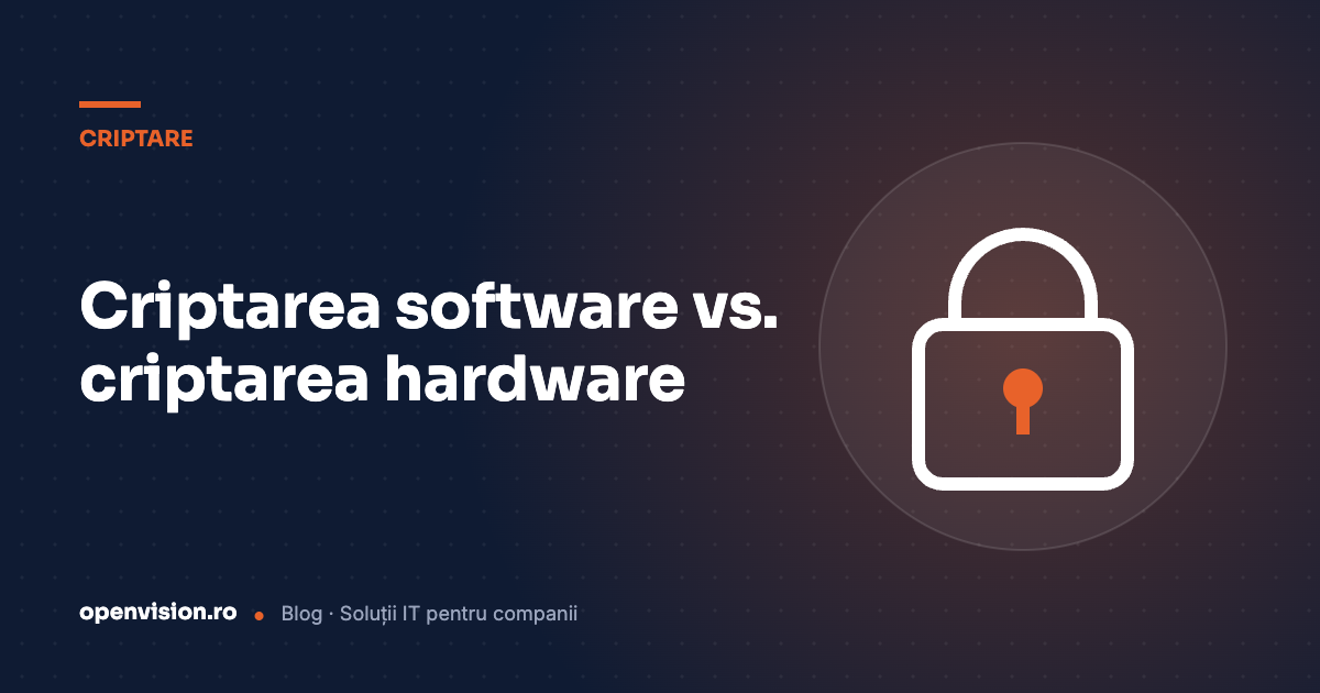 Kingston explică criptarea software și hardware