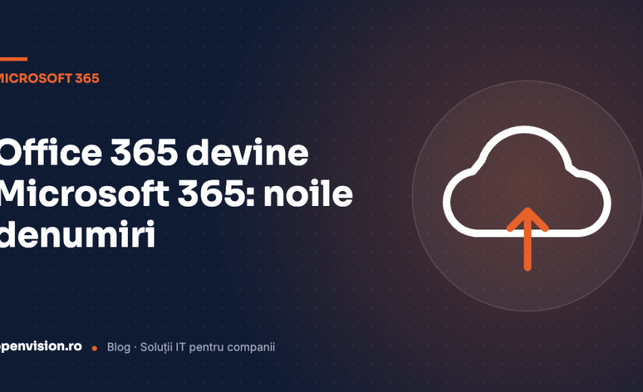 Schimbare denumiri Office 365